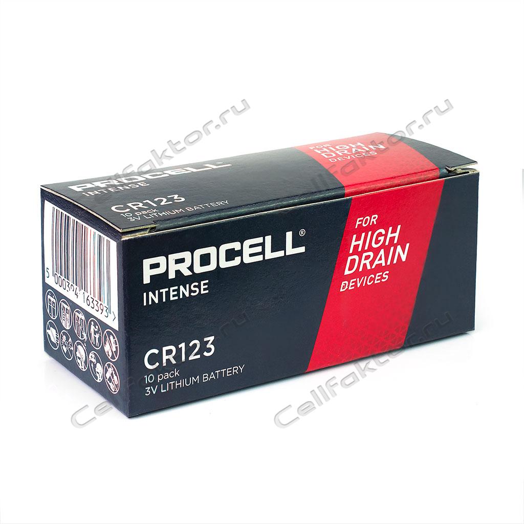 Батарейка DURACELL PROCELL Intense CR123A купить в интернет-магазине СеллФактор с доставкой по России