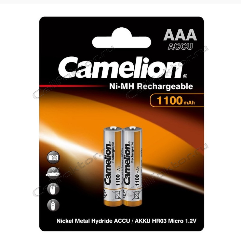 Camelion HR03 1100mAh BL-2 аккумулятор никель-металгидрид Ni-MH купить оптом в СеллФактор с доставкой по Москве и России