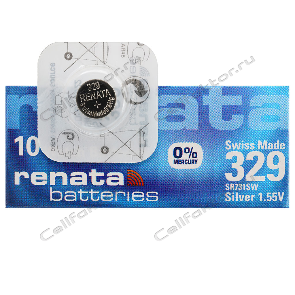 RENATA 329 BL-1 батарейка часовая серебряно-цинковая купить оптом в СеллФактор с доставкой по Москве и России