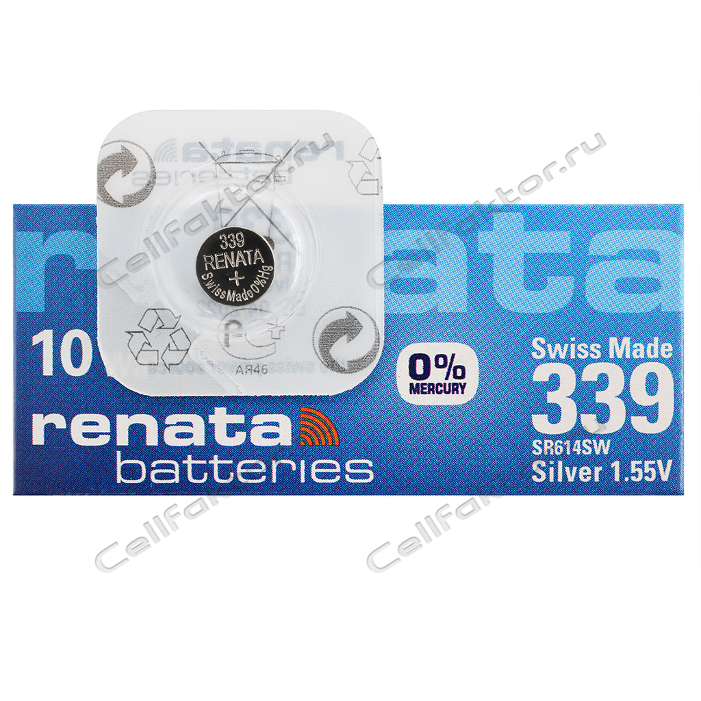 RENATA 339 BL-1 батарейка часовая серебряно-цинковая купить оптом в СеллФактор с доставкой по Москве и России