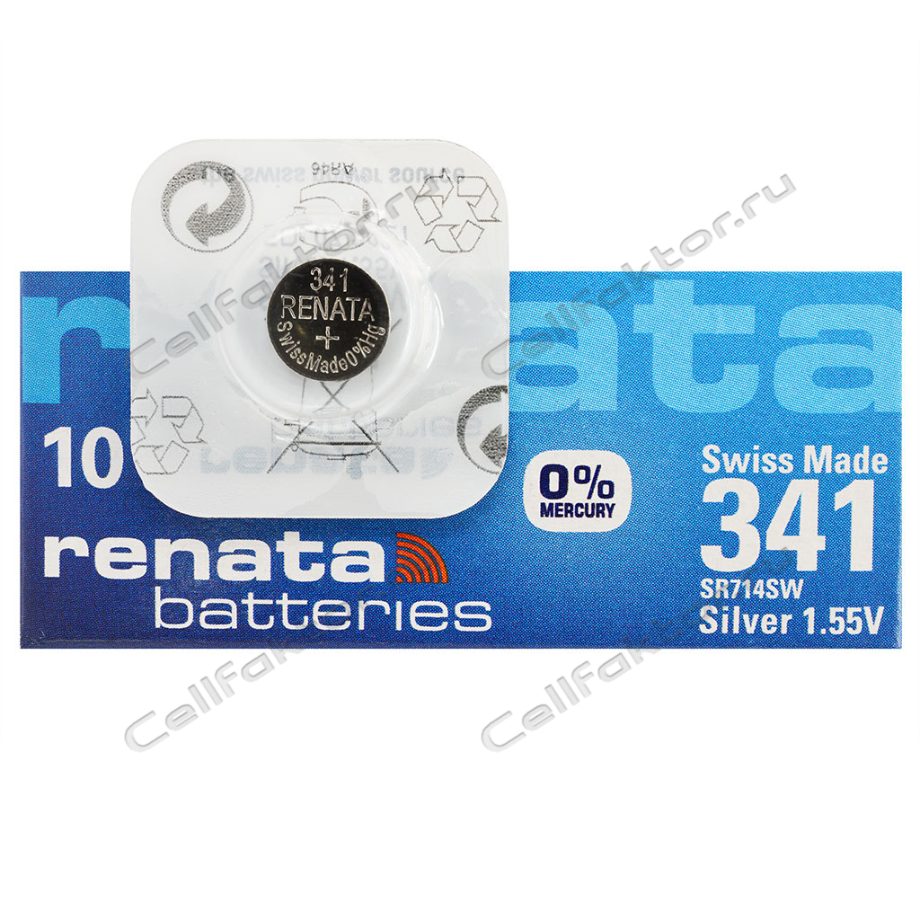 RENATA 341 BL-1 батарейка часовая серебряно-цинковая купить оптом в СеллФактор с доставкой по Москве и России