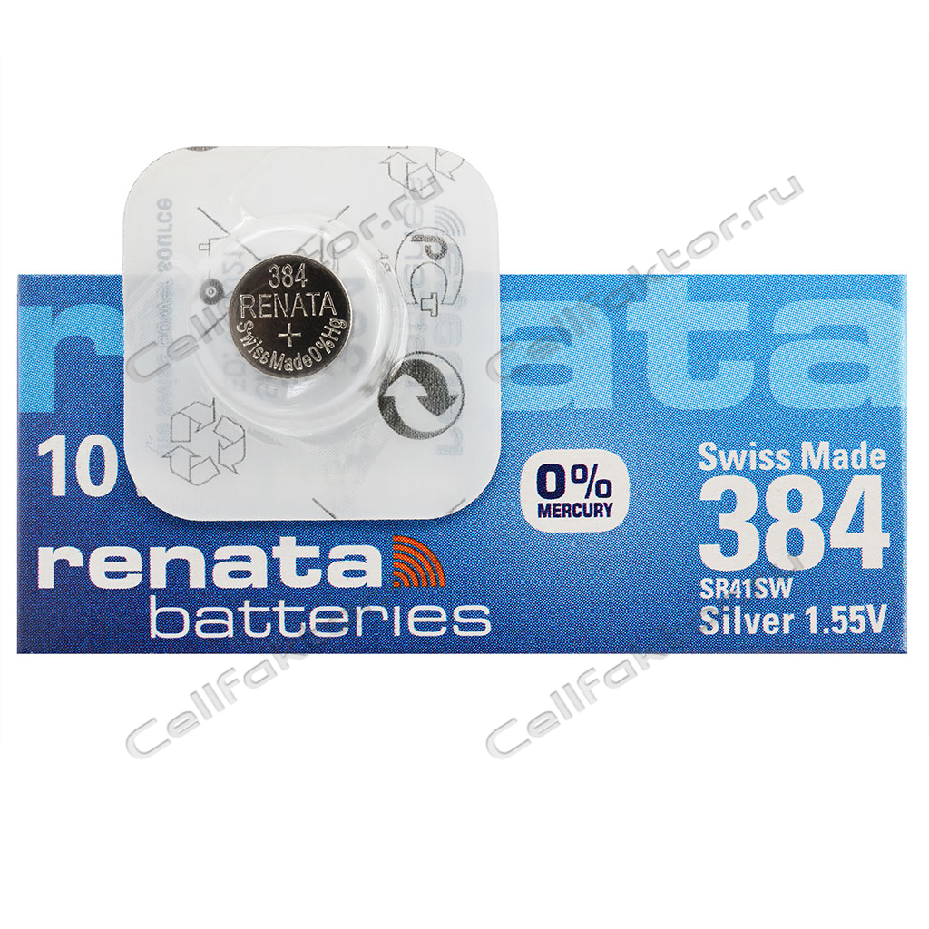 RENATA 384 BL-1 батарейка часовая серебряно-цинковая купить оптом в СеллФактор с доставкой по Москве и России