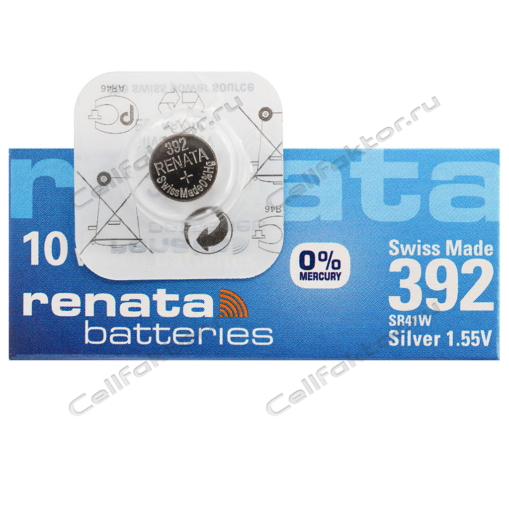 RENATA 392 BL-1 батарейка часовая серебряно-цинковая купить оптом в СеллФактор с доставкой по Москве и России