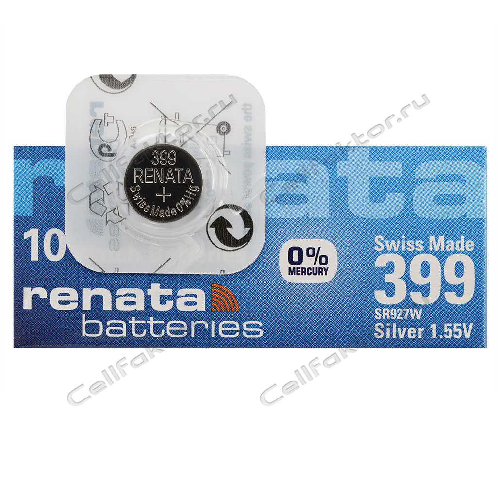 RENATA 399 BL-1 батарейка часовая серебряно-цинковая купить оптом в СеллФактор с доставкой по Москве и России