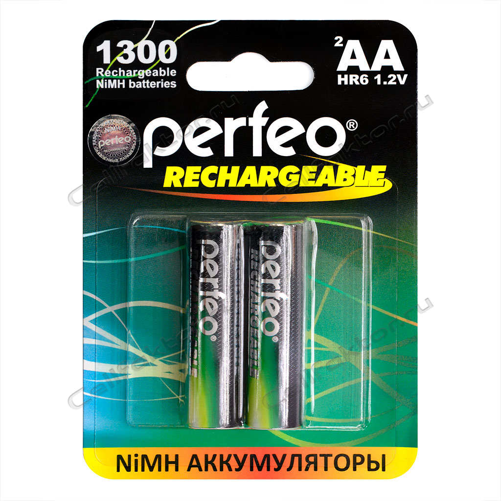 Perfeo AA 1300mAh BL-2 аккумулятор никель-металгидрид Ni-MH купить оптом в СеллФактор с доставкой по Москве и России