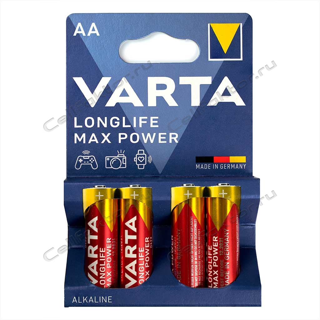 VARTA MAX TECH 4706 LR6 BL-4 батарейка алкалиновая купить оптом в СеллФактор с доставкой по Москве и России