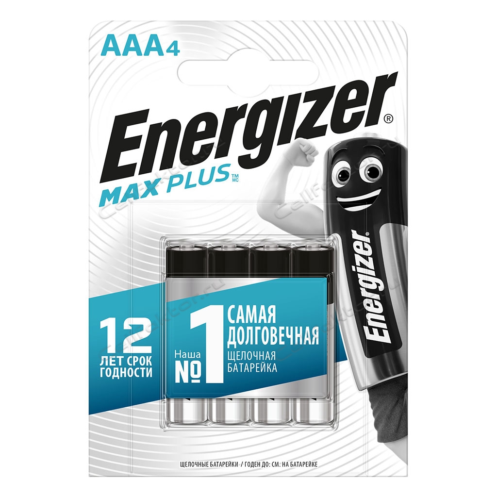 ENERGIZER Max Plus LR03 BL-4 батарейка алкалиновая купить оптом в СеллФактор с доставкой по Москве и России