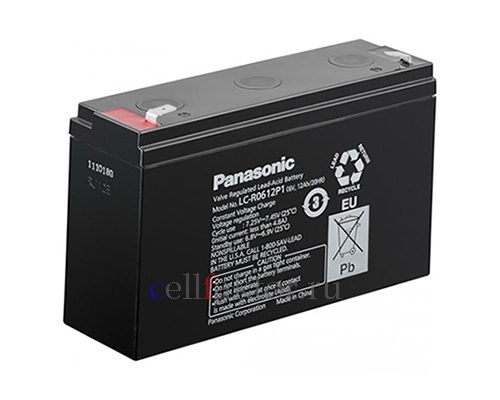 Panasonic LC-R0612P аккумулятор свинцово-гелевый купить оптом в СеллФактор с доставкой по Москве и России