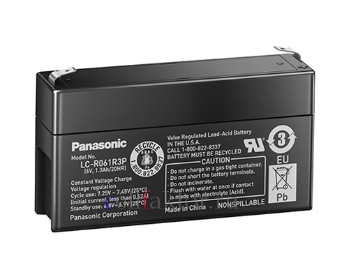 Panasonic LC-R061R3P аккумулятор свинцово-гелевый купить оптом в СеллФактор с доставкой по Москве и России