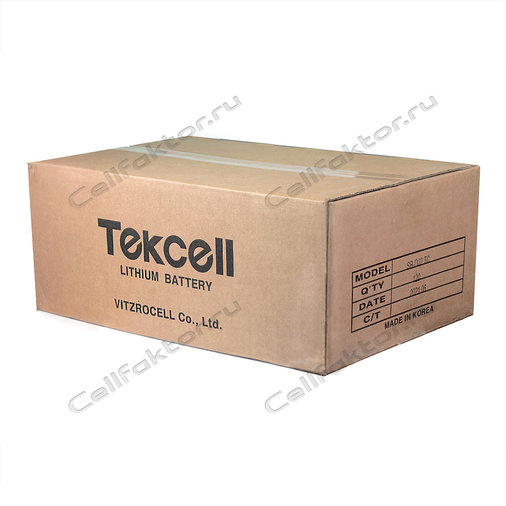 Tekcell SB-D02 батарейка литиевая купить оптом в СеллФактор с доставкой по Москве и России