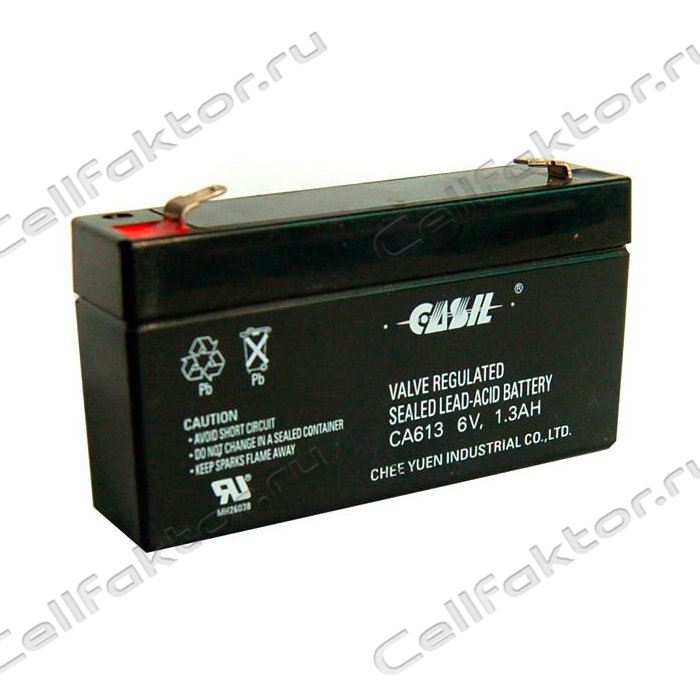 CASIL CA613 аккумулятор свинцово-гелевый купить оптом в СеллФактор с доставкой по Москве и России