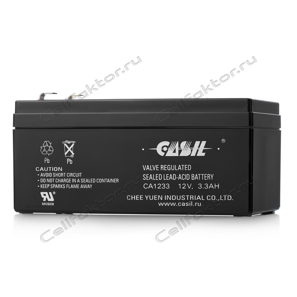CASIL CA1233 аккумулятор свинцово-гелевый купить оптом в СеллФактор с доставкой по Москве и России