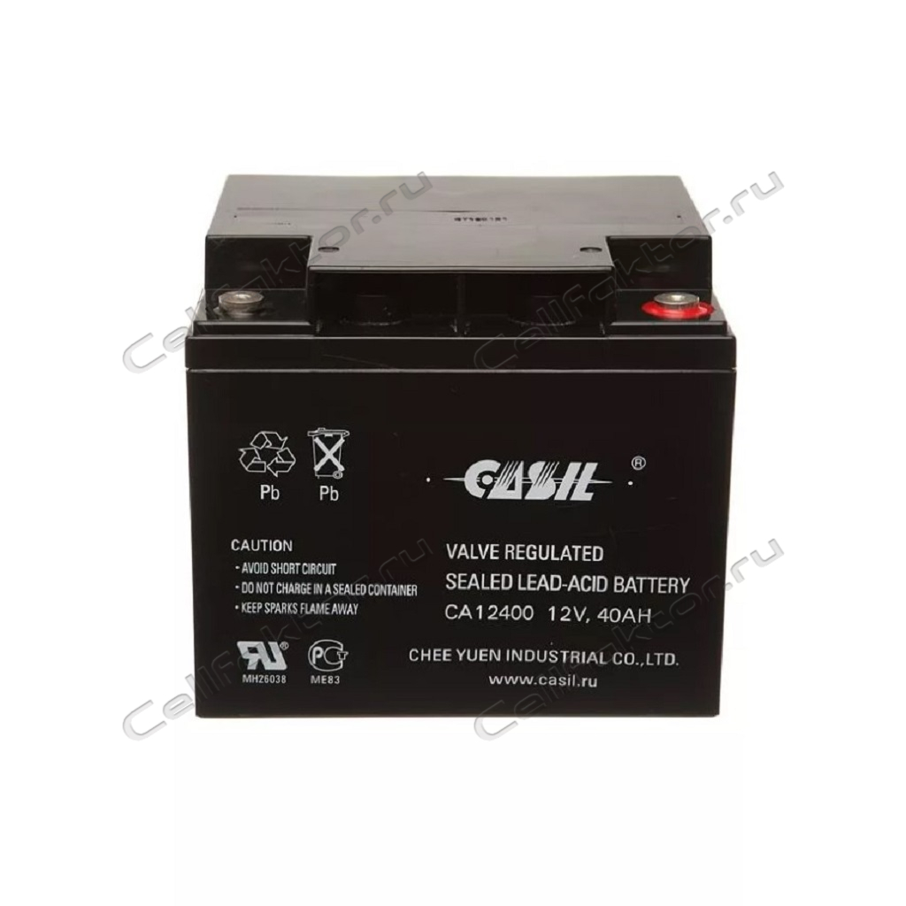 CASIL CA12400 аккумулятор свинцово-гелевый купить оптом в СеллФактор с доставкой по Москве и России